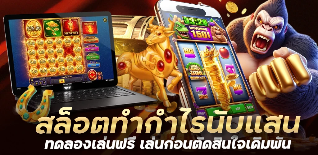 สล็อตทำกำไรนับแสน ทดลองเล่นฟรี เล่นก่อนตัดสินใจเดิมพัน